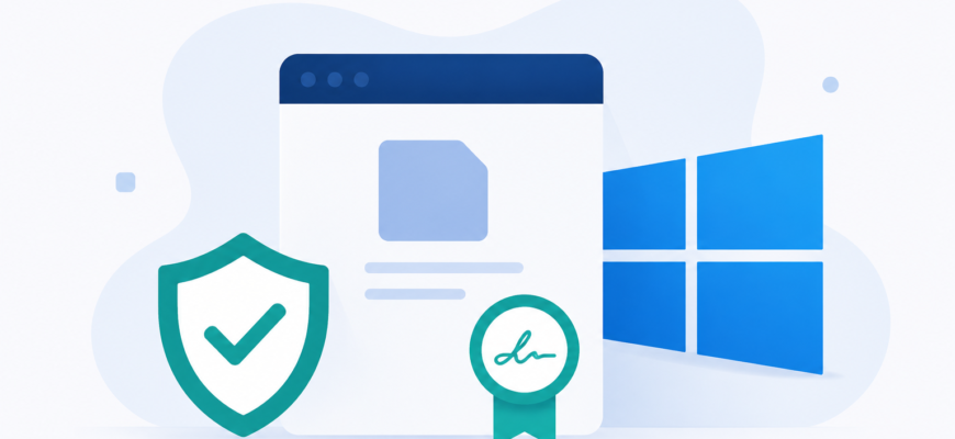 Как проверить цифровую подпись программы в Windows: пошаговая проверка перед запуском файла